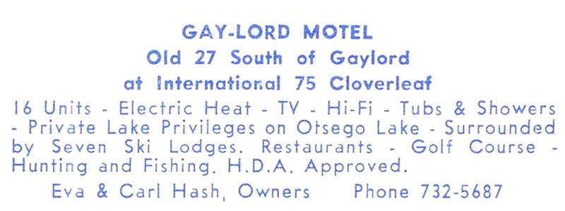 Gay-Lord Motel (Gay 